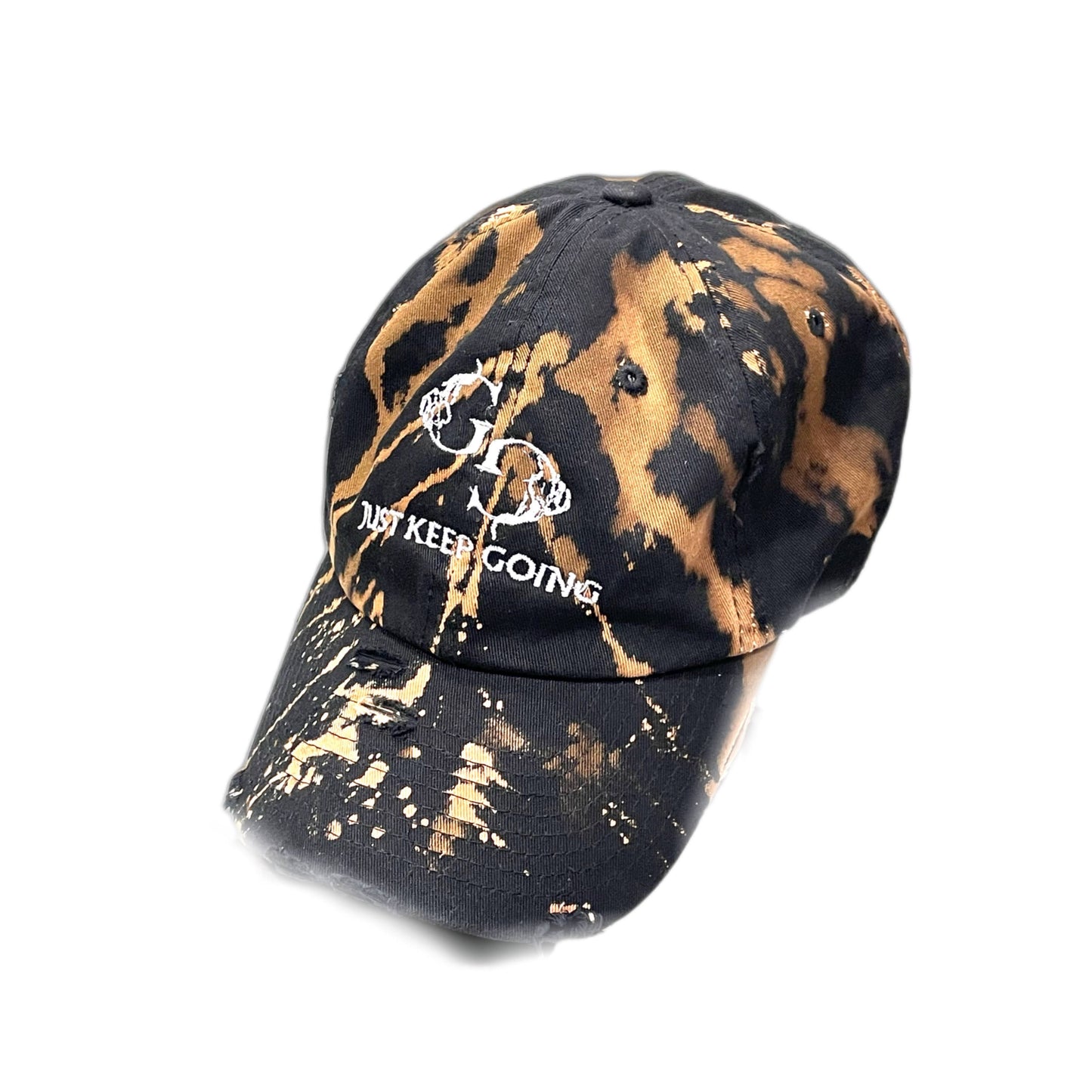 Bleached Distressed Dad Hat