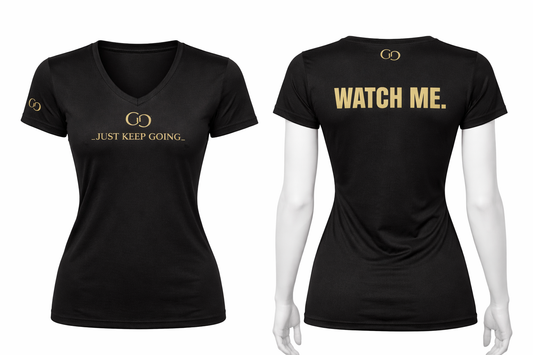 Watch Me Women’s V-Neck Tee